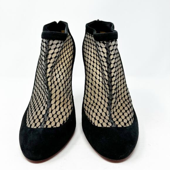 Christian Louboutin Anna May 100 Lace Ankle Boots EU 39.5 - Picture 4 of 10